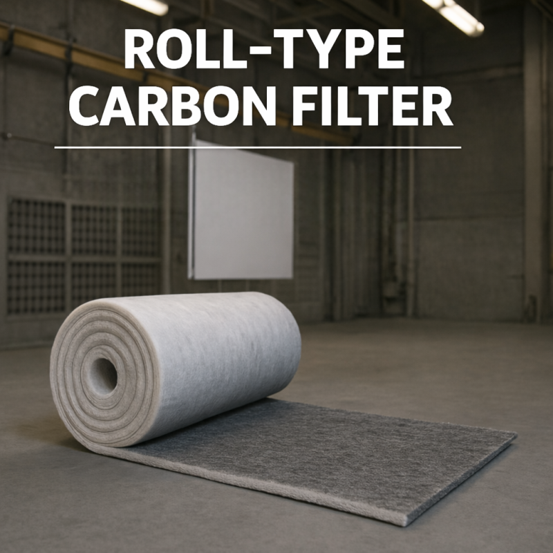 What Is a Roll-type Carbon Filter?｜Key Advantages & Working Principle for Industrial Paint Booths